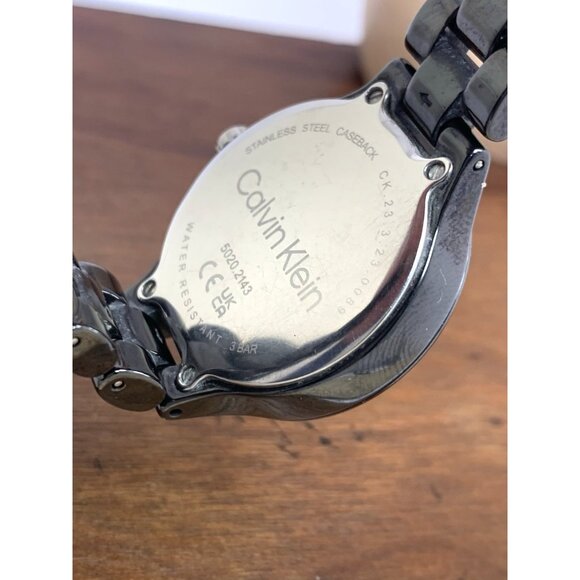 Calvin Klein Women\'s Watch 25200078 Linked Quartz Black Ceramic 32mm main image 4